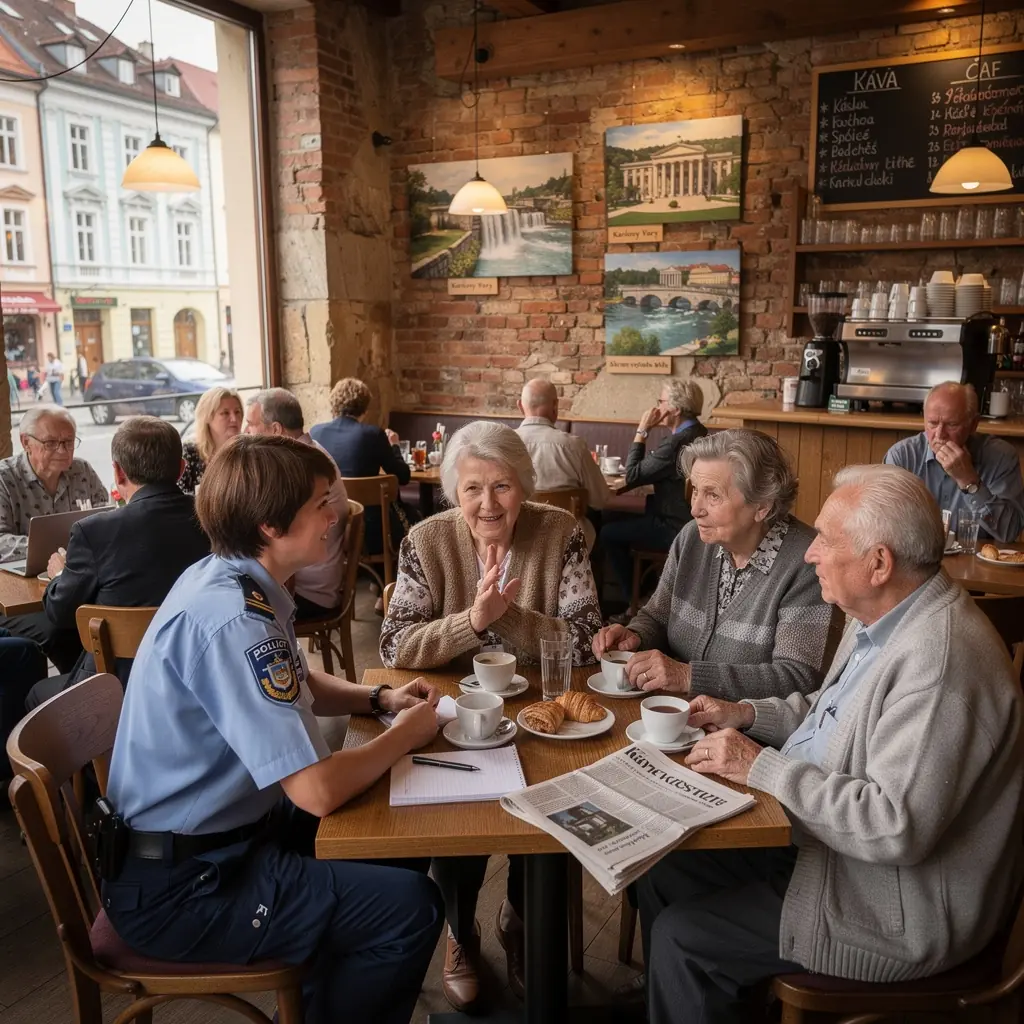 Mapa města s vyznačenými bezpečnostními zónami.